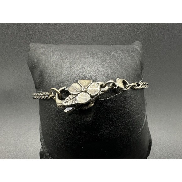 Trollbeads Sterling Silver 925 Foxtail Chain Bracelet 7” - Picture 4 of 8